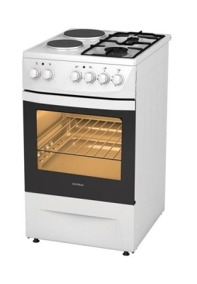 Комбинированная плита с эл.духовкой DARINA 1 D KM 241 337 W белая