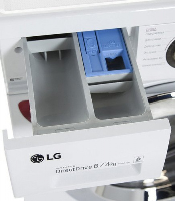 Стирально-сушильная машина LG F1496AD3 белая