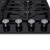 Газовая панель MIDEA MG696TGB черная