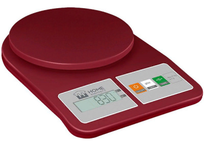 Весы кухонные электронные HOME ELEMENT HE-SC930 бордовые, 7кг