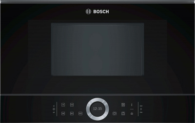 Встраиваемая микроволновая печь BOSCH BFL634GB1 черная-B