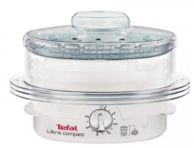 Пароварка TEFAL VC100630 бело-серебристая